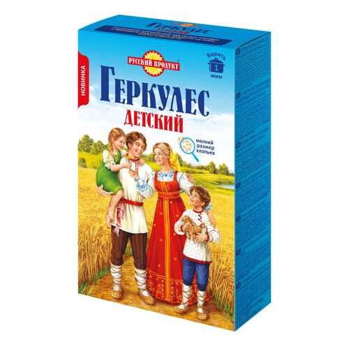 Геркулес Русский продукт детский овсяные хлопья 350 г в Светофор