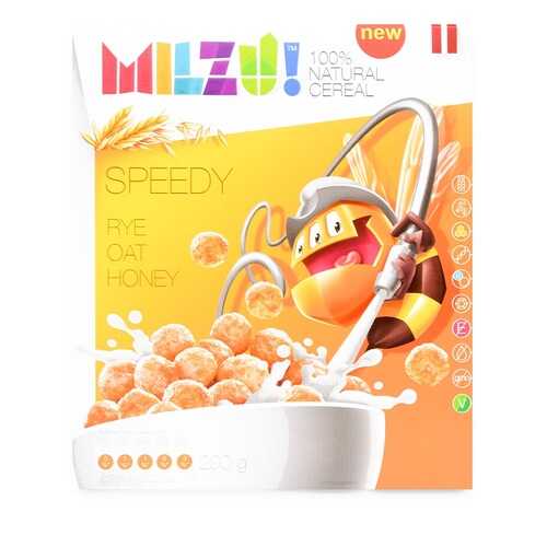 Готовый завтрак шарики злаковые с медом MILZU! 200 г, Латвия в Светофор