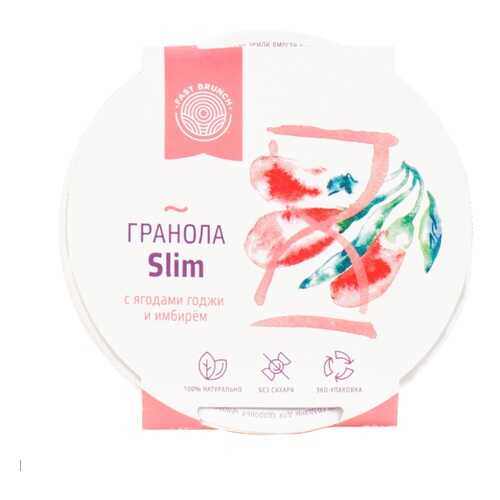Гранола Fastbrunch Slim с ягодами годжи и имбирём 80г Россия в Светофор