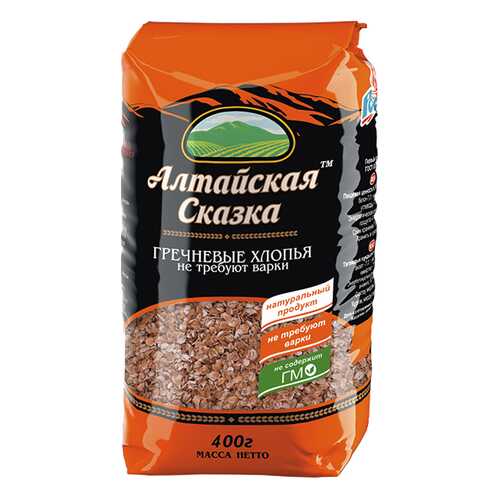 Хлопья Алтайская сказка гречневые 400 г в Светофор