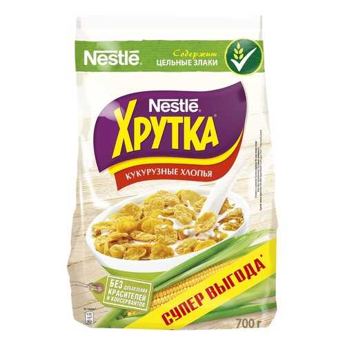 Хлопья Хрутка кукурузные хрустящие, обогащенные кальцием 700 г в Светофор