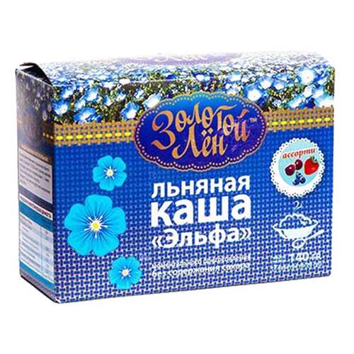 Каша льняная Золотой Лен эльфа ассорти 7 пакетов по 20 г в Светофор