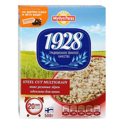 Микс резаных зерен Myllyn Paras 1928 Steel Cut Multigrain 500 г в Светофор
