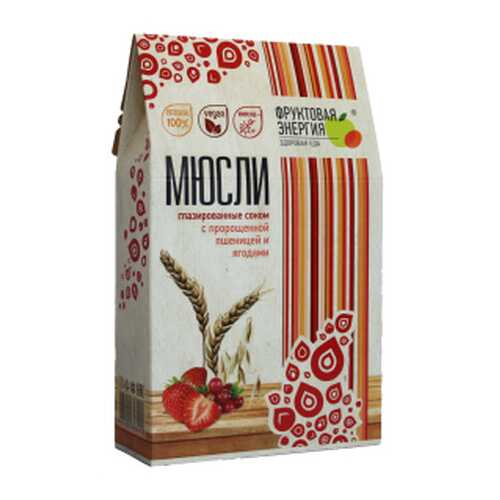 Мюсли мультизлаковые ягодные Фруктовая Энергия 310 г в Светофор