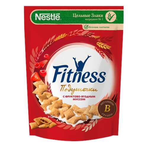 Подушечки Fitness мультизлаковые с фруктово-ягодным муссом в Светофор