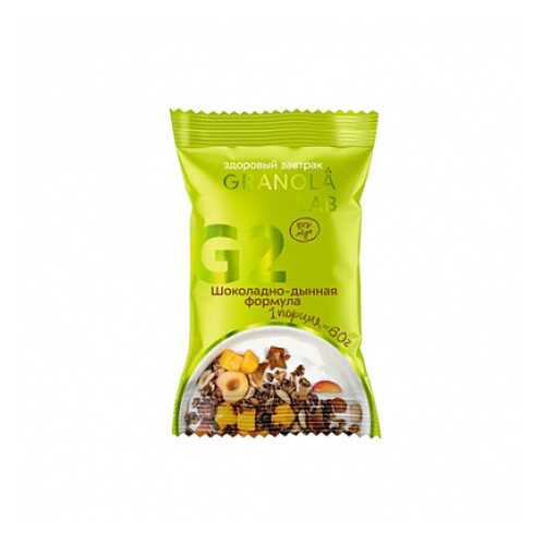 Завтрак готовый гранола Шоколадно-дынная формула Granola.Lab 60 г в Светофор