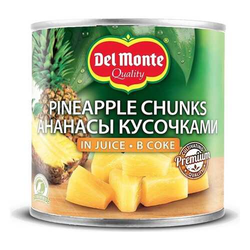 Ананасы DEL MOHTE кусочками в соку 435г в Светофор