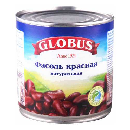 Фасоль Globus красная натуральная 400 г в Светофор