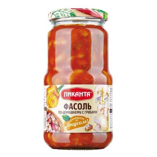 Фасоль Пиканта по-домашнему с грибами 530 г в Светофор