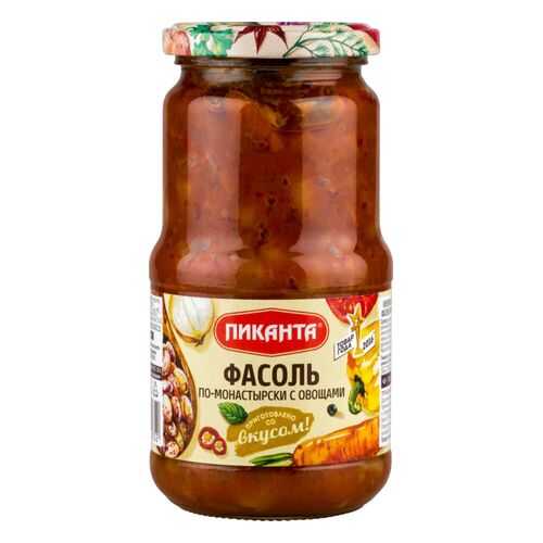 Фасоль Пиканта по-монастырски с овощами 530 г в Светофор