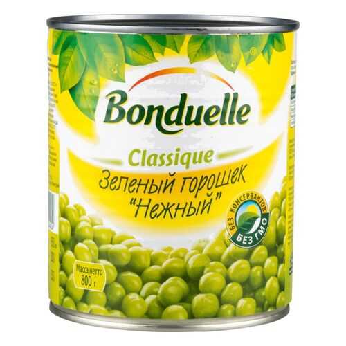 Горошек зеленый Bonduelle classique нежный 800 г в Светофор
