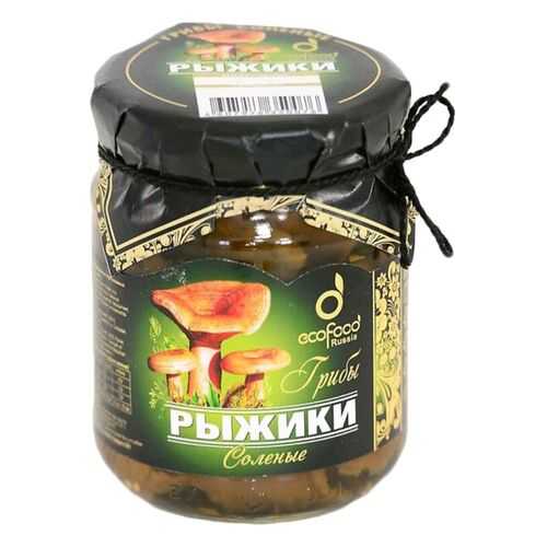 Грибы рыжики соленые Ecofood 520 г в Светофор