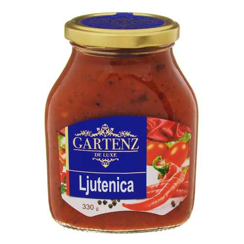 Икра «Лютеница», Gartenz de Luxe, 330 г, Республика Сербия в Светофор