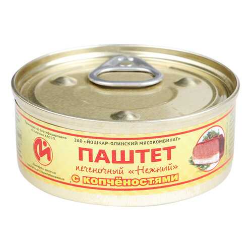 Консервы мясные ЙОМ паштет печеночный с копченостями №1 с ключом 100 г в Светофор