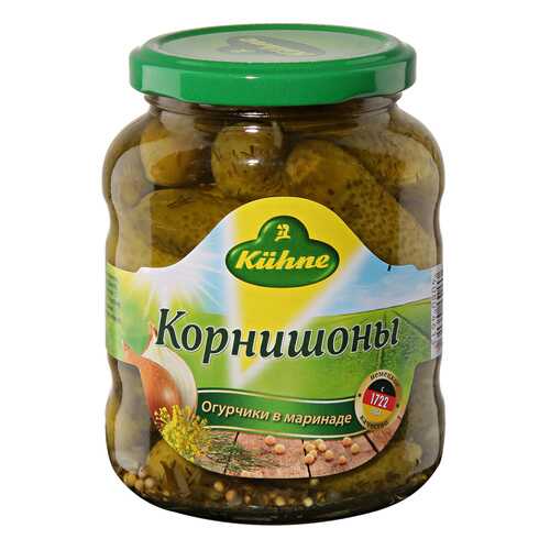 Корнишоны Kuhne в маринаде консервированные 330 г Германия в Светофор