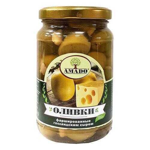 Оливки Amado с голландским сыром 350 г в Светофор