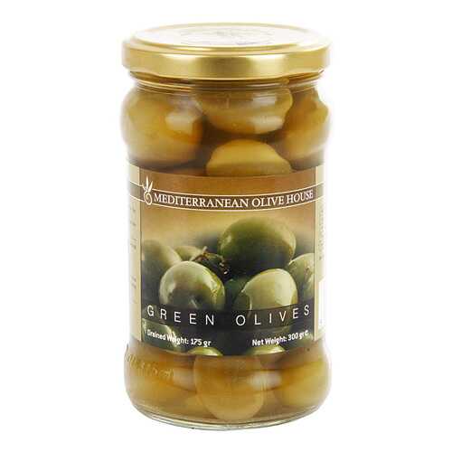 Оливки зеленые Mediterranean Olive House 300 г в Светофор
