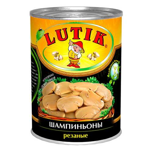 Шампиньоны Lutik резаные 425 г ж/б Китай в Светофор