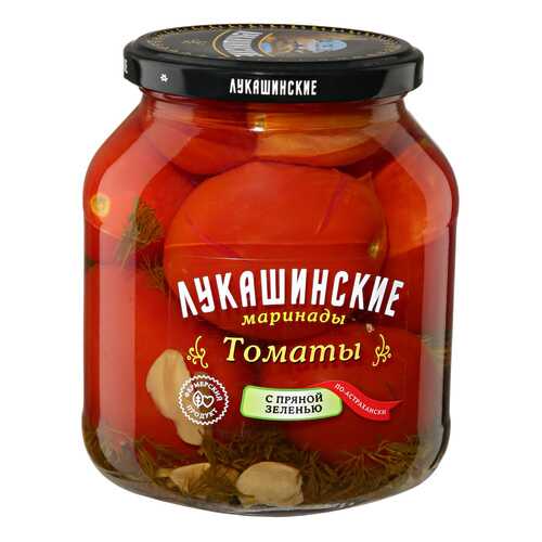Томаты Лукашинские по-астрахански с пряной зеленью 670г в Светофор