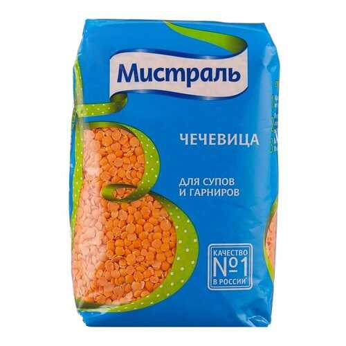 Чечевица Мистраль красная колотая для супов и гарниров 450 г в Светофор