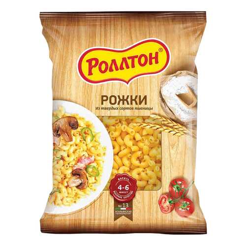 Макароны Роллтон рожки 400 г в Светофор