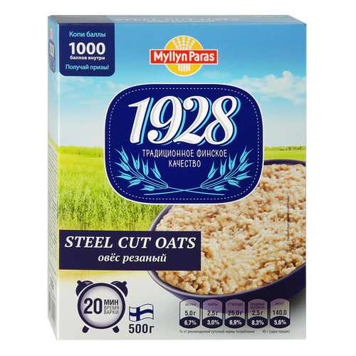 Овес Myllyn Paras Steel Cut Oats резаный 500г в Светофор
