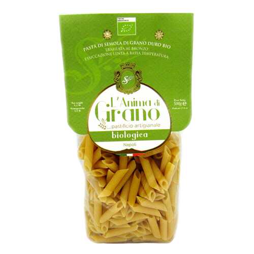 Паста из твердых сортов пшеницы La Bottega penne rigate bio L`oro Di Gragnano 500 г в Светофор
