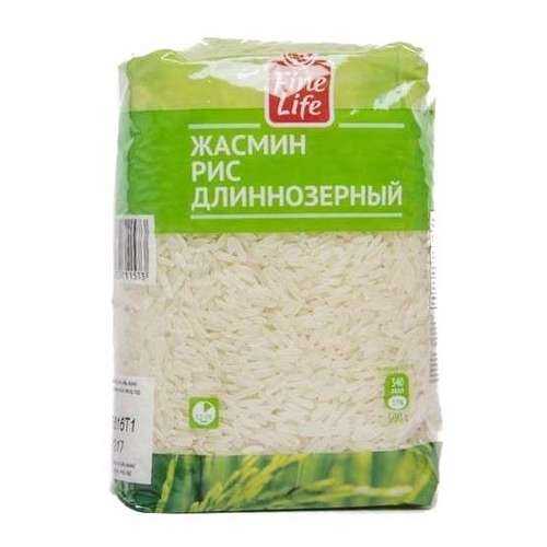 Рис Fine Life жасмин длиннозерный шлифованный 500 г в Светофор