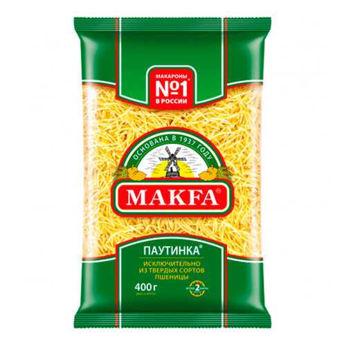 Вермишель Makfa паутинка 400 г в Светофор