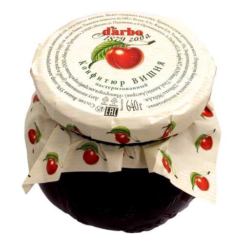 Конфитюр d'arbo Вишня 640г Австрия в Светофор