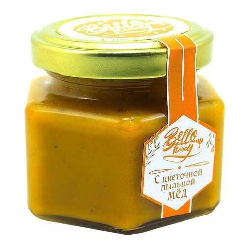 Мед BelloHoney с цветочной пыльцой 120 мл в Светофор