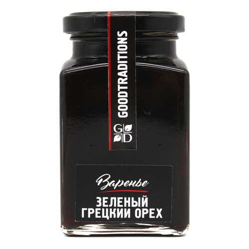 Варенье Goodtraditions зеленый грецкий орех 375 г в Светофор