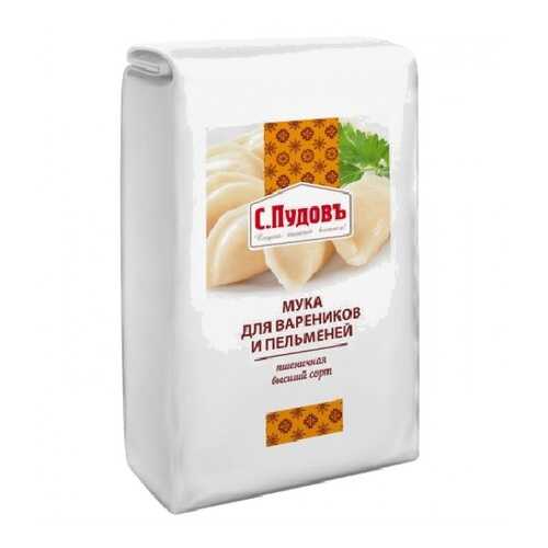 Мука для вареников и пельменей пшеничная в/с С.Пудовъ 1 кг в Светофор