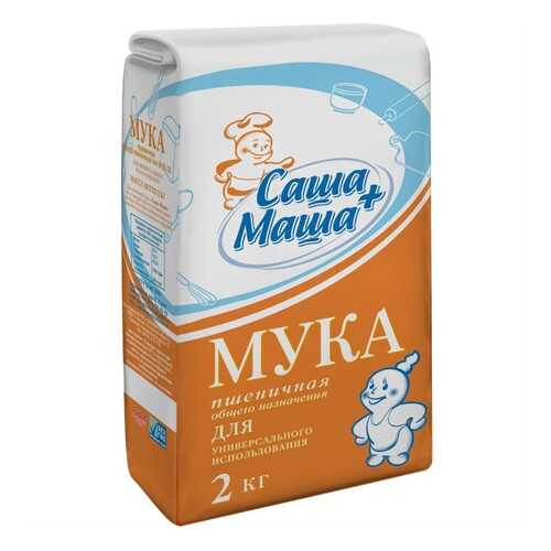 Мука пшеничная Саша+Маша 2 кг в Светофор