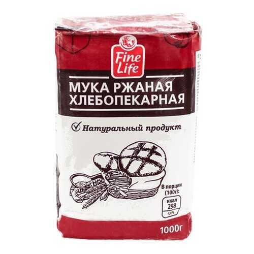 Мука ржаная Fine Life хлебопекарная 1 кг в Светофор