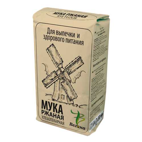 Мука Ржаная Вегана 400 г в Светофор