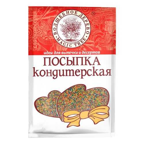 Посыпка кондитерская Волшебное дерево бисер разноцветный мини 40 г в Светофор