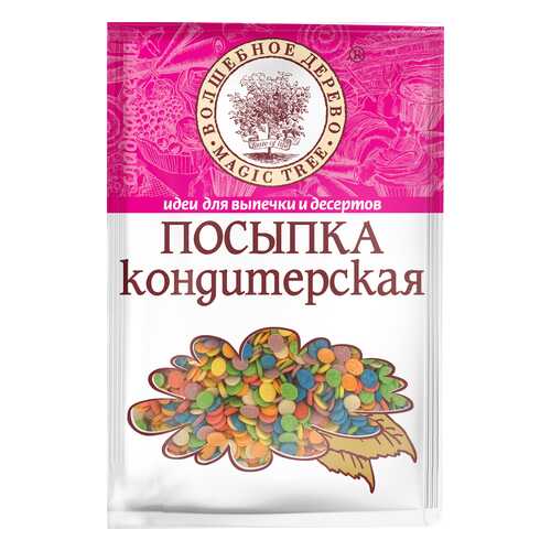 Посыпка кондитерская Волшебное дерево конфетти разноцветные 40 г в Светофор