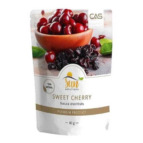 Черешня Sun Emotions сушеная без косточек 80 г в Светофор