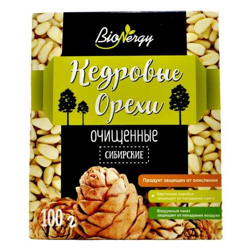 Кедровые орехи ядра BioNergy 100 г в Светофор