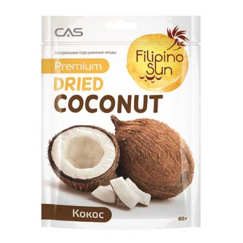 Плоды кокоса Filipino Sun сушеные 60 г в Светофор