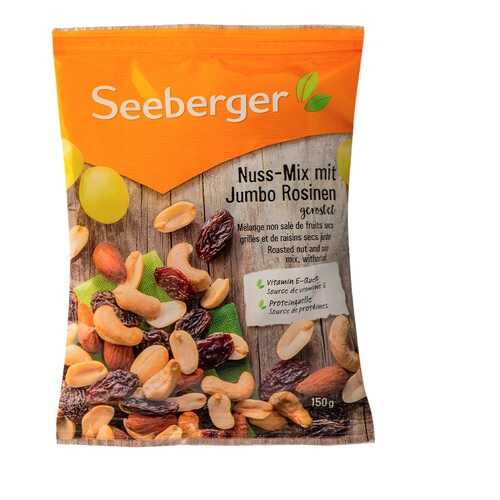 Смесь Seeberger Джамбо обжаренные ядра орехов и темного изюма 150г Германия в Светофор