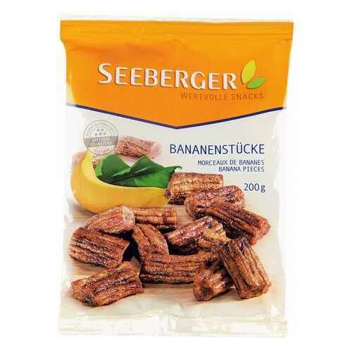 Сухофрукты Seeberger бананы кусочками 200 г в Светофор