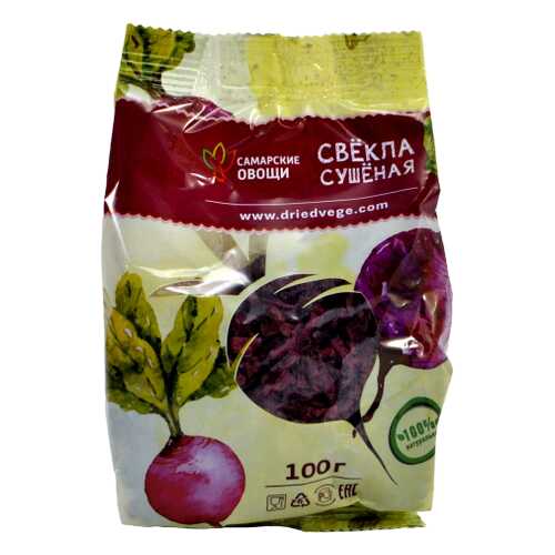 Свекла Самарские овощи сушеная 100 г в Светофор