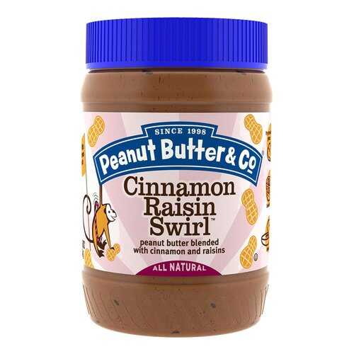 Арахисовая паста Peanut Butter&Co 454 г Cinnamon Raisin Swirl корица и изюм в Светофор