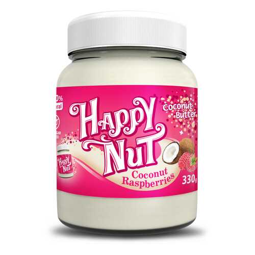 Кокосовая паста с малиной Happy Nut Coconut Raspberries 330г в Светофор