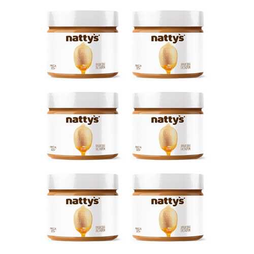 Набор арахисовых паст Nattys Creamy natbox 6 штук 325 г в Светофор