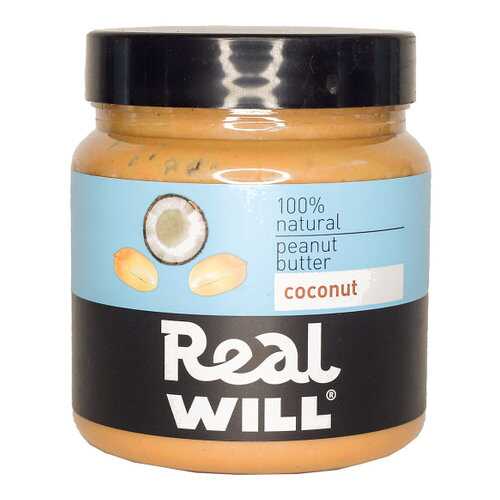 Паста арахисовая Real Will с кокосом 500 г в Светофор