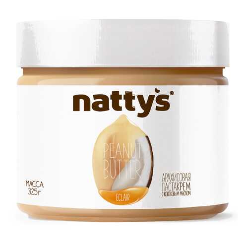 Паста Nattys Eclair арахисовая с кокосовым маслом и мёдом в Светофор