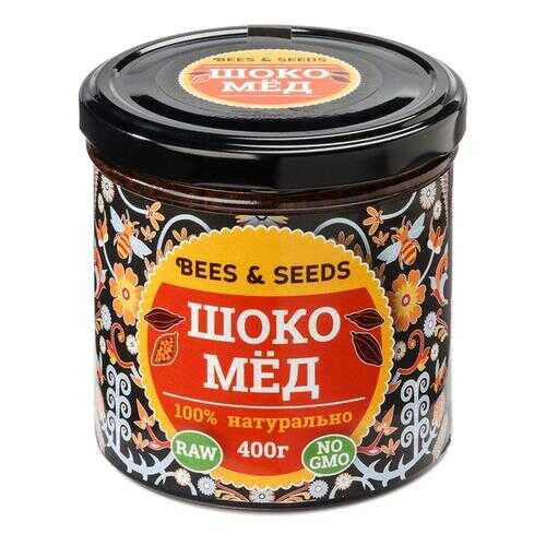 Шоколадный крем-мед без сахара Bees&Seeds здоровая энергия 400 г в Светофор